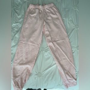 Light pink Brandy Melville sweatpants